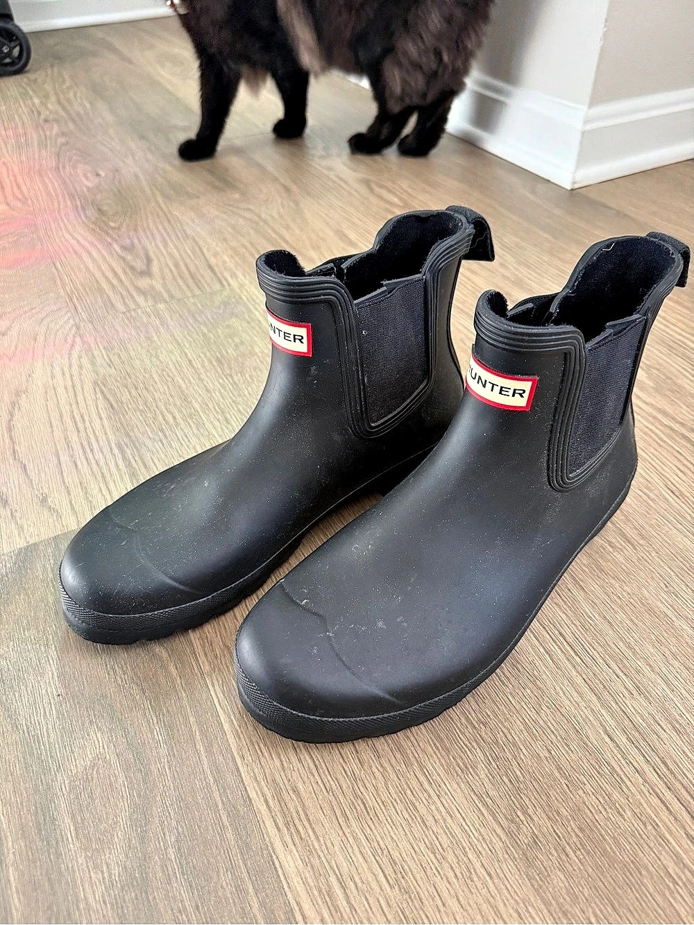 Hunter Original Chelsea Boots Black Rain Boots